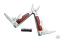 Produktbild: HERBERTZ  - Messer -  Multitool - Säge - Zange - Feile -  Pakkaholz 108500