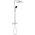 Produktbild: Grohe Vitalio Comfort 250 Duschsystem mit Thermostatbatterie und Vitalio Comfort 110 Handbrause, inkl. Mon (26696001)