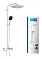 Produktbild: Grohe Vitalio Comfort 250 Duschsystem mit Thermostatbatterie für die Wandmontage - Chrom - 26696001
