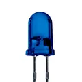 Produktbild: Lumetheus LED 5mm Farbe blau 5000 mcd 100 Stück Leuchtdiode extra hell 3V blaue Diode 2 Pin LEDs Gehäuse diffus farbig