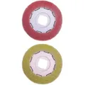Produktbild: Sebo 3286ER40 Saugbohnerpad Pflegepad-Set rot und gelb für Sebo Dart 3 UHS-Saugbohner