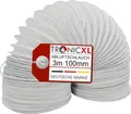 Produktbild: PVC Abluftschlauch 100 mm 3 m Trockner Klimaanlage Grow Schlauch Abluft