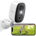 Produktbild: 2K WiFi6 Überwachungskamera Aussen | Innen Akku WLAN Kabellos Wiederaufladbar...