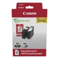 Produktbild: Canon PG-585/CL-586 Photo Value Pack - 2er-Pack - Schwarz, Farbe (Cyan, Magenta, Gelb)