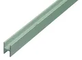 Produktbild: Alberts 473914 H-Profil | Aluminium, silberfarbig eloxiert | 1000 x 9,1 x 12 mm