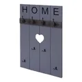 Produktbild: Wandgarderobe MCW-C89 Home, Garderobenpaneel Garderobe, Shabby-Look Vintage, 8 Haken 91x60cm ~ grau-blau