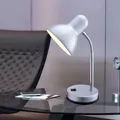 Produktbild: Tischleuchte Schreibtischlampe Nachttischlampe E27 Flexo beweglich Chrom silber
