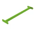 Produktbild: TRIBECCO® Reckstange Turnstange Gymnastikstange Metallstange (Limettengrün, 115 cm)