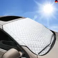 Produktbild: BEEWAY Sonnenschutz Auto Frontscheibe, Ultra-Dick Scheibenabdeckung Auto