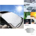 Produktbild: Auto Windschutzscheibenabdeckung 4 Schichten UV Schutz Winter Schnee Frost