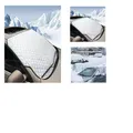 Produktbild: Auto Windschutzscheibenabdeckung 4 Schichten UV Schutz Winter Schnee Frost 14