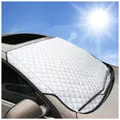 Produktbild: Auto Sonnenschutz Windschutzscheibe Abdeckung Frost Schnee 140 x 90 cm Silber