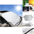 Produktbild: Auto Windschutzscheibenabdeckung 4 Schichten UV Schutz Winter Schnee Frost 14