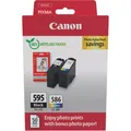 Produktbild: Canon PG-595 & CL-586 / 7171C004 Tinten Sparset schwarz, color (2 Stück) (inkl.