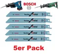 Produktbild: 5 Stück BOSCH Säbelsägeblatt S 922 BF 150mm feiner Schnitt - Metall,Stahl,Blech