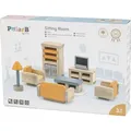 Produktbild: Viga Toys Puppenhaus-Möbelset für das Wohnzimmer, VIGA PolarB (44037)