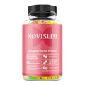 Produktbild: NOVISLIM Gummies mit Guarana & Vitamin B6 & B12 – Nahrungsergänzungsmittel – 60 Gummibärchen