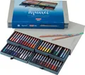 Produktbild: Design Professionelle Aquarellstifte 48erSet + Pinsel | Wasserlösliche Künstl...