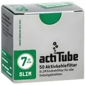 Produktbild: ActiTube Aktivkohlefilter actiTube Aktivkohlefilter Slim, 50 Stück