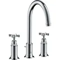 Produktbild: hansgrohe 3-Loch-Waschtischarmatur 180 Axor Montreux A 175mm, m Kreuzgr., Zugst.Abl.Gar., chr