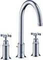 Produktbild: hansgrohe AXOR Montreux 3-Loch Waschtischarmatur 180, Zugstangen-Ablaufgarnitur,
