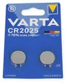 Produktbild: VARTA CR 2025 Knopfzelle Lithium Blister 2 Stück