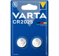 Produktbild: VARTA Knopfzelle CR 2025, 2er Blister Batterie Batterie