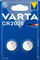 Produktbild: VARTA Knopfzelle CR 2025, 2er Blister Batterie (3 Volt, 6025) #1907497