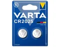 Produktbild: 2 x Varta CR2025 Knopfzelle Batterie 3V Lithiumbatterie TYP 6025