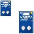 Produktbild: 2x Varta CR2025 CR 2025 Knopfzelle Batterie 3V 2er Blister Lithium