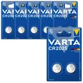 Produktbild: 6x Varta CR2025 CR 2025 Knopfzelle Batterie 3V 2er Blister Lithium