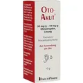 Produktbild: Otoakut 50 mg/G+10 mg/G Ohrentropfen Lösung 10 G