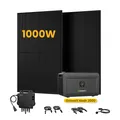 Produktbild: 1000W Balkonkraftwerk mit Speicher 2048Wh,800W Wechselrichter Growatt Noah 2000