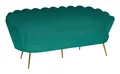 Produktbild: SalesFever Muschelsofa, 3-Sitzer - Samt Grün - 395288