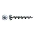 Produktbild: Spax Universalschraube 4,5 x 60 mm Halbrundkopf T-STAR plus Vollgewinde 4CUT WIROX A3J, 500 Stück