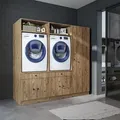 Produktbild: Roomart S1 Waschmaschinen-schrankwand 194 Cm, Eiche