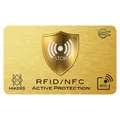 Produktbild: RFID Blocker NFC Schutzkarte - Störsender - Eine Karte schützt die gesamte G