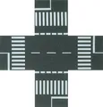Produktbild: Busch 7074 H0 Strassenkreuzung