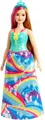 Produktbild: Barbie GJK16 - Dreamtopia Prinzessin Puppe rotblond und pinkfarbene Strähnen