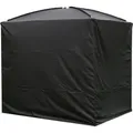 Produktbild: HOME DELUXE - Abdeckung Gartenliege CAPE PROVENCE, Maße 236 x 180 x 210 cm, Farbe: Schwarz I Hollywoodschaukel Sonnenliege Schaukelliege - Dunkelgrau