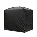 Produktbild: Home Deluxe - Abdeckung Gartenliege Cape Provence, Maße 236 x 180 x 210 cm, Farbe: Schwarz I Hollywoodschaukel Sonnenliege Schaukelliege