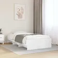 Produktbild: Bettgestell Weiß 100x200 Cm Holzwerkstoff Vidaxl