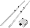 Produktbild: VEVOR Linearführungen SBR20, 2er-Pack 2000 mm Linearschienen & 4 Stk. Gleitblöcke, vollumfänglich gelagerte Welle, Führungsschienen für Schneid-, Schleif-, Fräs- & Bohrmaschinen