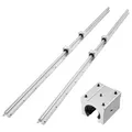 Produktbild: VEVOR Linearführungen SBR20 2er-Pack 2000mm Linearschienen 4 Stk. Gleitblöcke