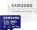Produktbild: SAMSUNG Speicherkarte microSD PRO Plus 128 GB