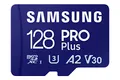 Produktbild: Samsung PRO Plus microSD-Karte + SD-Adapter, 128 GB, Für Mobile Gaming auf Smartphones, Tablets und Handheld Konsolen, UHS-I U3, Full HD & 4K UHD, 180 MB/s Lesen, 130 MB/s Schreiben, MB-MD128SA/EU