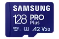 Produktbild: Samsung PRO Plus 128GB microSD-Karte + SD-Adapter UHS-I U3 180MB/s für Gaming 4K