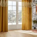 Produktbild: Atmosphera - Vorhang Pompons Soleya - Senf