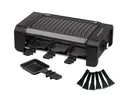 Produktbild: Michelino Raclette Grill für 6 Personen 900 W Schwarz Antihaftbeschichtet