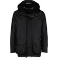 Produktbild: Barbour gewachste Jacke einfarbig dunkelblau normaler Schnitt - Dunkelblau - XXL